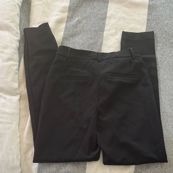 Express Editor Skinny Black Dress Pants - Classic Tailored Fit - Picture 5 of 7